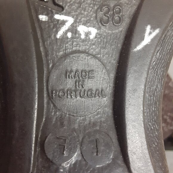 Arcopedico Womens size 38-Size 7.5 Lace Dark Brown/White Comfort Slip On Healthy - Picture 5 of 13